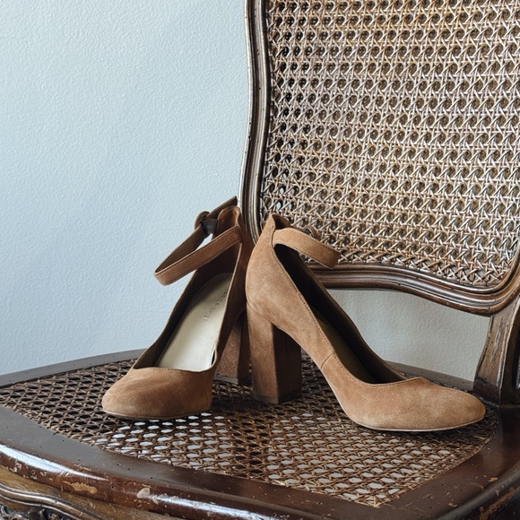 Marc Fisher Shoes - Marc Fisher Tan Suede Women's Heels